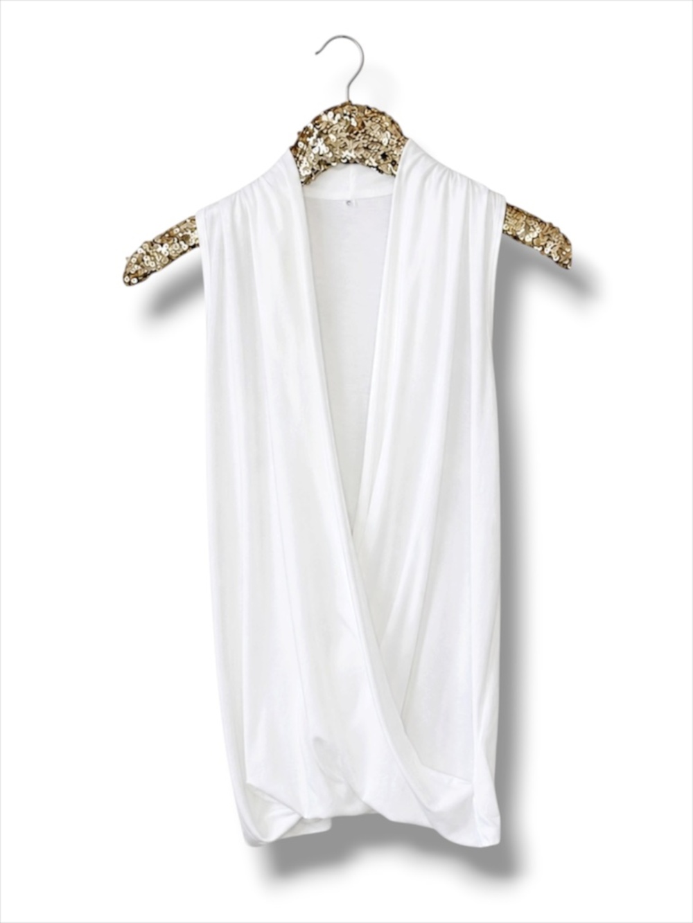 Fabletics Aruba Wrap Top White Small
